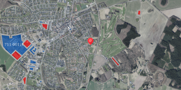 Jordforureningskort på Eriksminde 58, . , 8450 Hammel