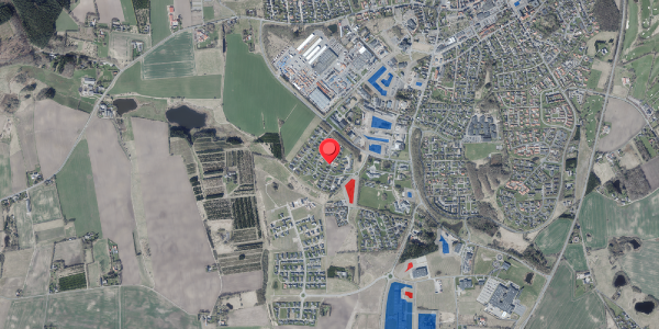 Jordforureningskort på Harevænget 12, 8450 Hammel