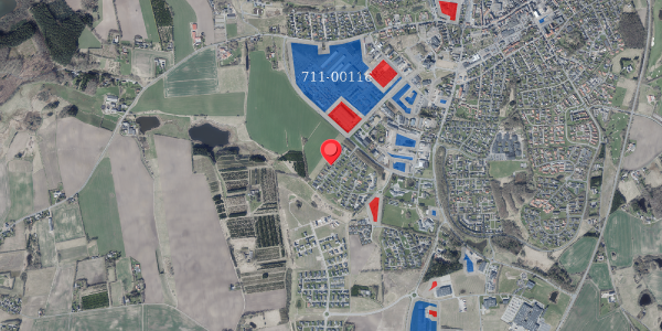 Jordforureningskort på Harevænget 42, 8450 Hammel