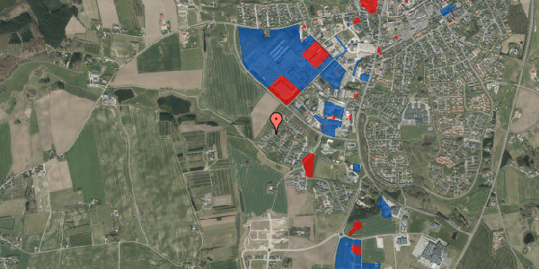 Jordforureningskort på Harevænget 46, 8450 Hammel