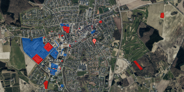 Jordforureningskort på Lindevej 21, 8450 Hammel