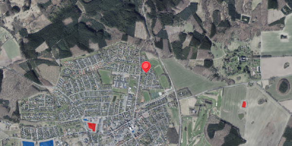 Jordforureningskort på Malerkrogen 6, 8450 Hammel
