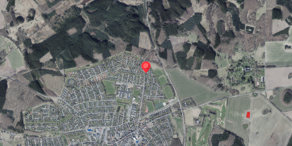 Jordforureningskort på Malerkrogen 7, 8450 Hammel