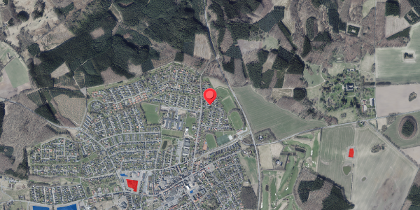 Jordforureningskort på Malerkrogen 8A, 8450 Hammel