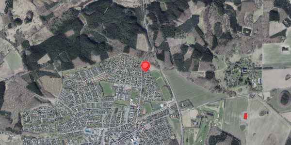 Jordforureningskort på Malerkrogen 11, 8450 Hammel