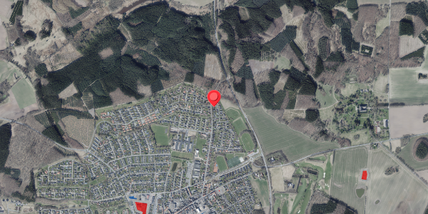 Jordforureningskort på Malerkrogen 15B, 8450 Hammel