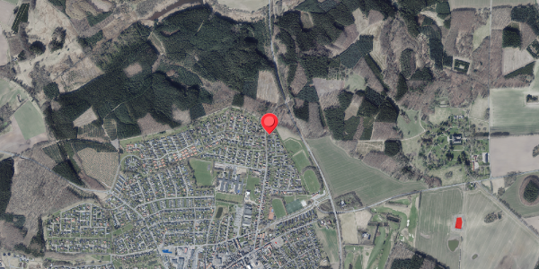 Jordforureningskort på Malerkrogen 17, 8450 Hammel