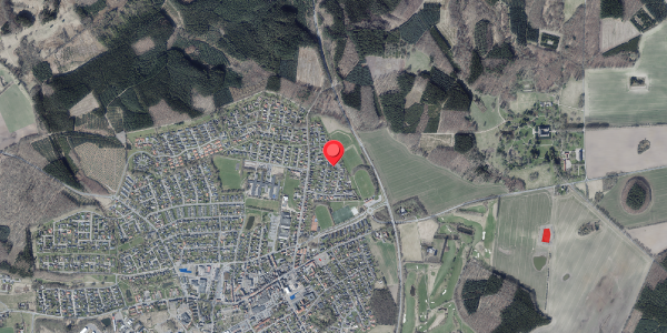 Jordforureningskort på Malerkrogen 18, 8450 Hammel