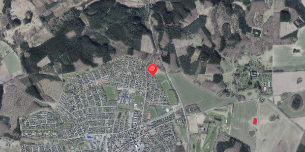 Jordforureningskort på Malerkrogen 25, 8450 Hammel