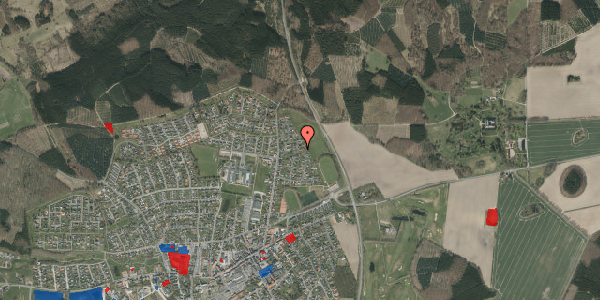 Jordforureningskort på Malerkrogen 26, 8450 Hammel