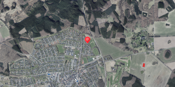 Jordforureningskort på Malerkrogen 30, 8450 Hammel