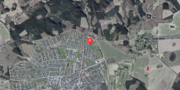 Jordforureningskort på Malerkrogen 32, 8450 Hammel