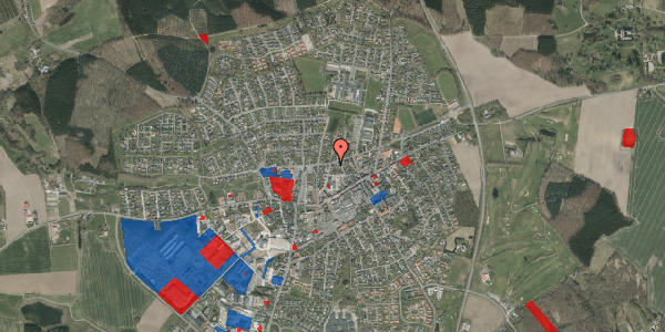 Jordforureningskort på Tilemannsvej 21, 8450 Hammel
