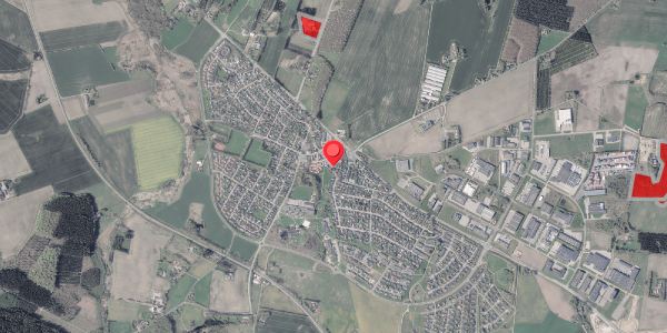 Jordforureningskort på Aneskilde 2, 8382 Hinnerup