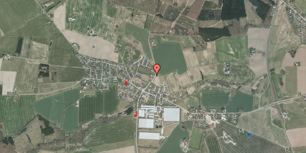 Jordforureningskort på Skanderborgvej 184, . , 8382 Hinnerup