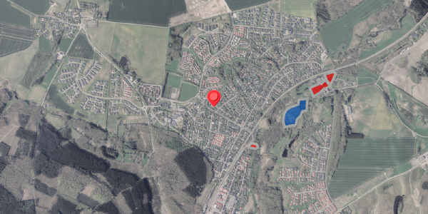 Jordforureningskort på Tranevej 3, 8382 Hinnerup