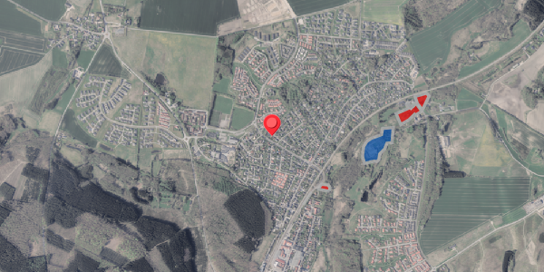 Jordforureningskort på Tranevej 5, 8382 Hinnerup