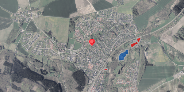 Jordforureningskort på Tranevej 39, 8382 Hinnerup
