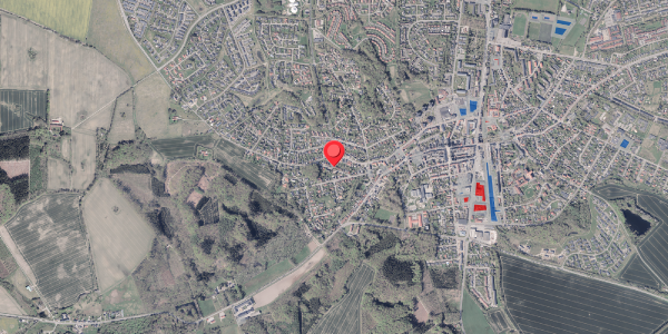 Jordforureningskort på Borgbjergalle 14, 8300 Odder