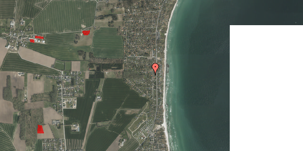 Jordforureningskort på Strandbyvej 5, 8300 Odder