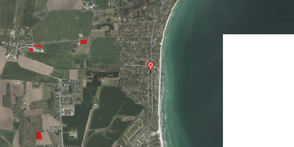 Jordforureningskort på Strandbyvej 19, 8300 Odder