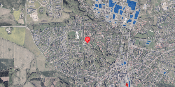 Jordforureningskort på Venneslaparken 19, 8300 Odder