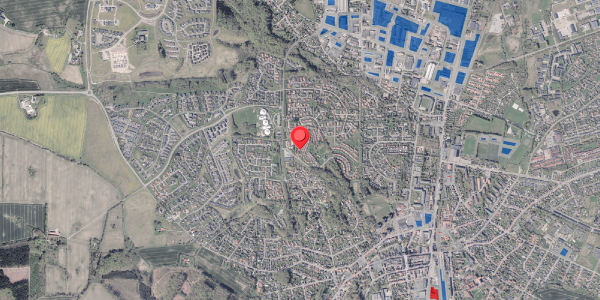 Jordforureningskort på Venneslaparken 21, 8300 Odder