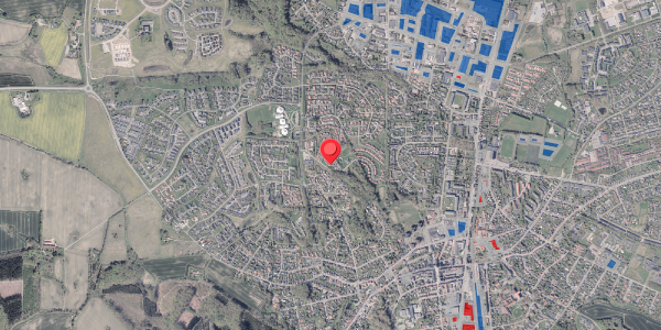 Jordforureningskort på Venneslaparken 105, 8300 Odder