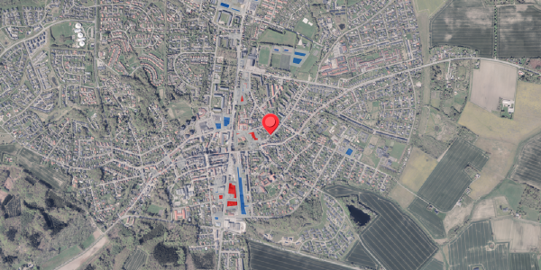 Jordforureningskort på Østergade 13, 8300 Odder