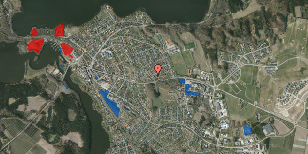 Jordforureningskort på Moselunden 2D, 8680 Ry