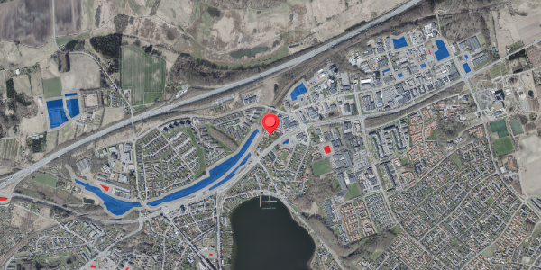 Jordforureningskort på Edelsborgvej 21, 8660 Skanderborg