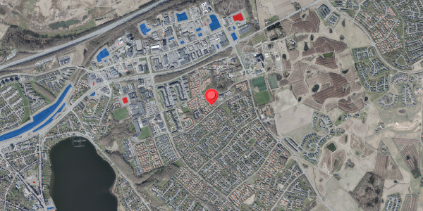 Jordforureningskort på Thanesvej 2, 8660 Skanderborg
