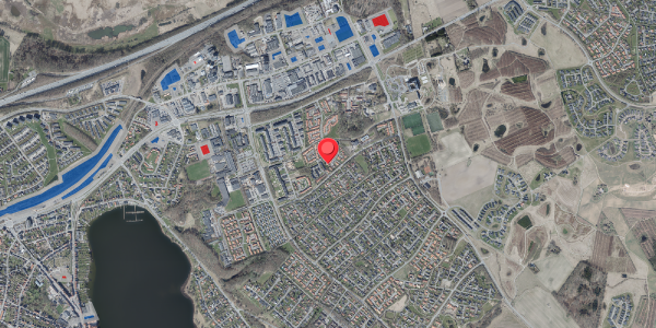 Jordforureningskort på Thanesvej 7, 8660 Skanderborg