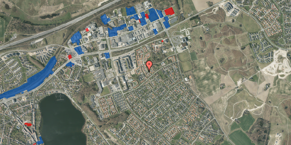 Jordforureningskort på Thanesvej 11, 8660 Skanderborg