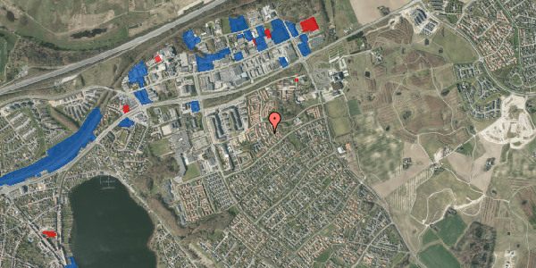 Jordforureningskort på Thanesvej 24, 8660 Skanderborg