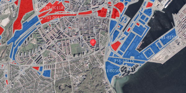 Jordforureningskort på Assensgade 28, 1. tv, 8000 Aarhus C