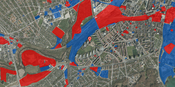 Jordforureningskort på Augustenborggade 23D, 9. tv, 8000 Aarhus C