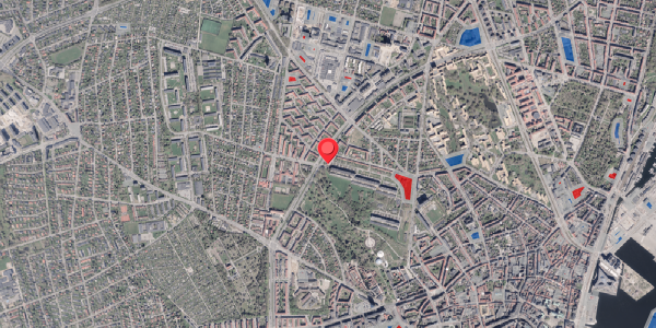 Jordforureningskort på Borgmester Jakob Jensens Gade 1, 3. th, 8000 Aarhus C