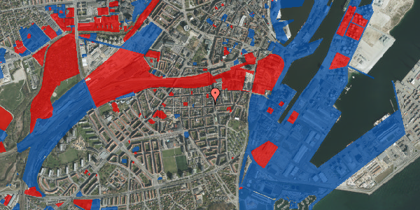 Jordforureningskort på Brammersgade 9, 3. , 8000 Aarhus C