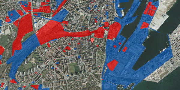 Jordforureningskort på Brammersgade 12, 1. , 8000 Aarhus C