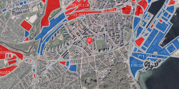 Jordforureningskort på Chr. Wærums Gade 21, 1. th, 8000 Aarhus C