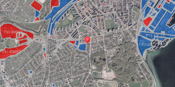 Jordforureningskort på Ellemarksvej 41, 8000 Aarhus C