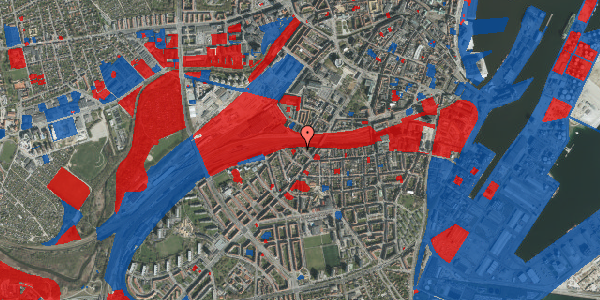 Jordforureningskort på Ewaldsgade 17, 3. tv, 8000 Aarhus C