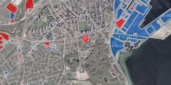 Jordforureningskort på Gentoftevej 11, 8000 Aarhus C