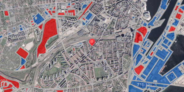 Jordforureningskort på Holbergsgade 5, 8000 Aarhus C