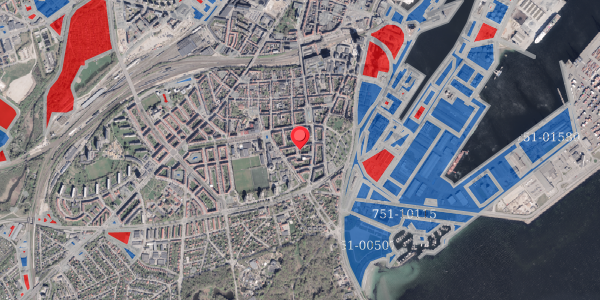 Jordforureningskort på J. Michaelsens Gade 5, 4. , 8000 Aarhus C