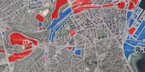 Jordforureningskort på Skanderborgvej 34, 3. mf, 8000 Aarhus C