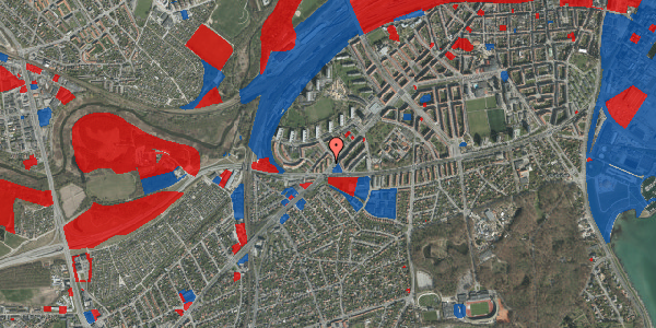 Jordforureningskort på Skanderborgvej 90, st. 3, 8000 Aarhus C