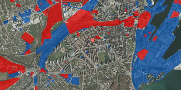 Jordforureningskort på Vejlegade 9, 1. tv, 8000 Aarhus C