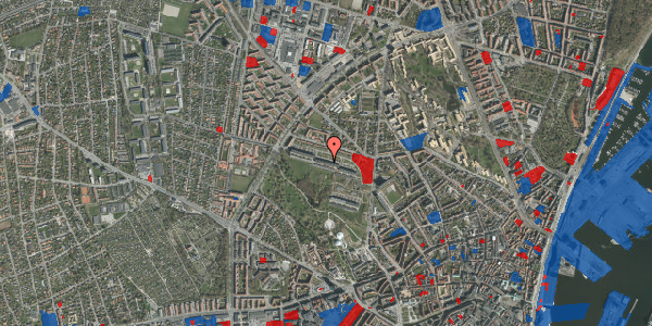 Jordforureningskort på Vestervang 30, 5. mf, 8000 Aarhus C